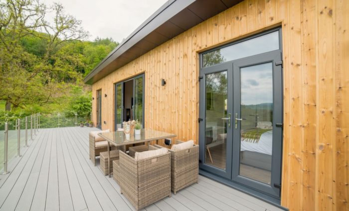 Luxury Timber Cabins Lowfield Timber Frames outside