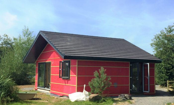 Lowfield Log Cabins in Construction