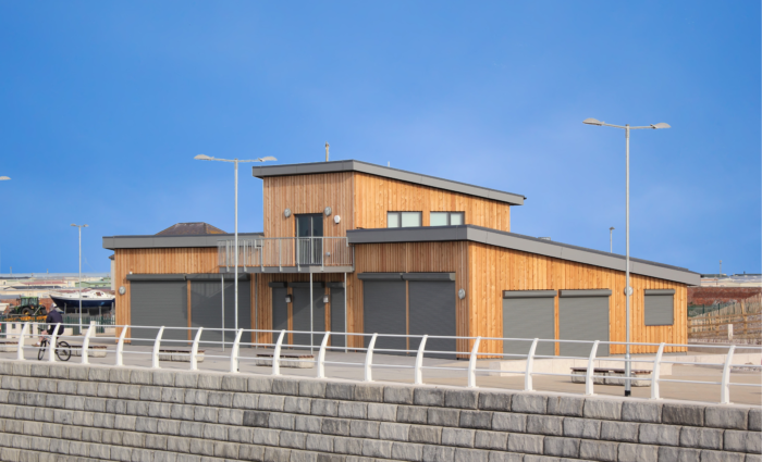 Timber Framed Harbour Building