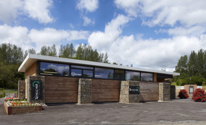 passivhause visitor centre Timber Frame Visitor Centre