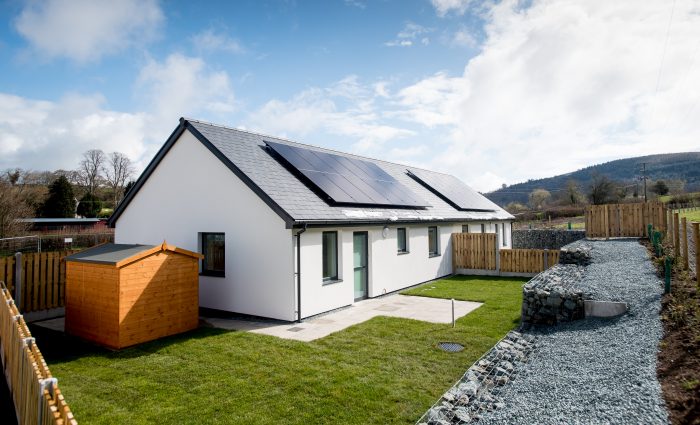 Low carbon footprint social housing