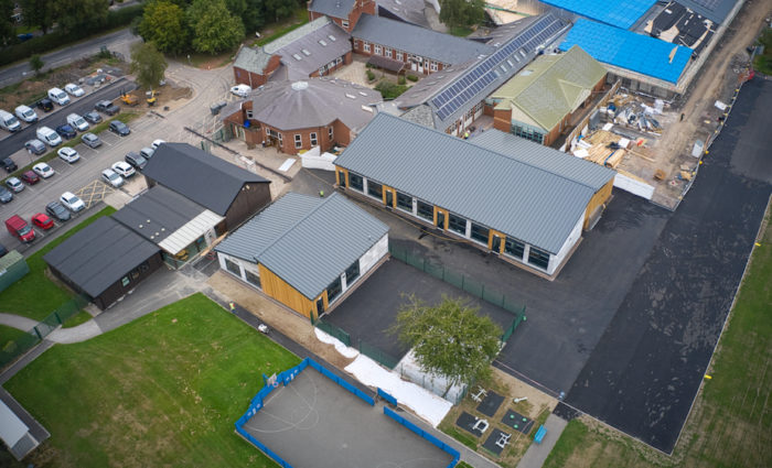 offsite construction timber frame school