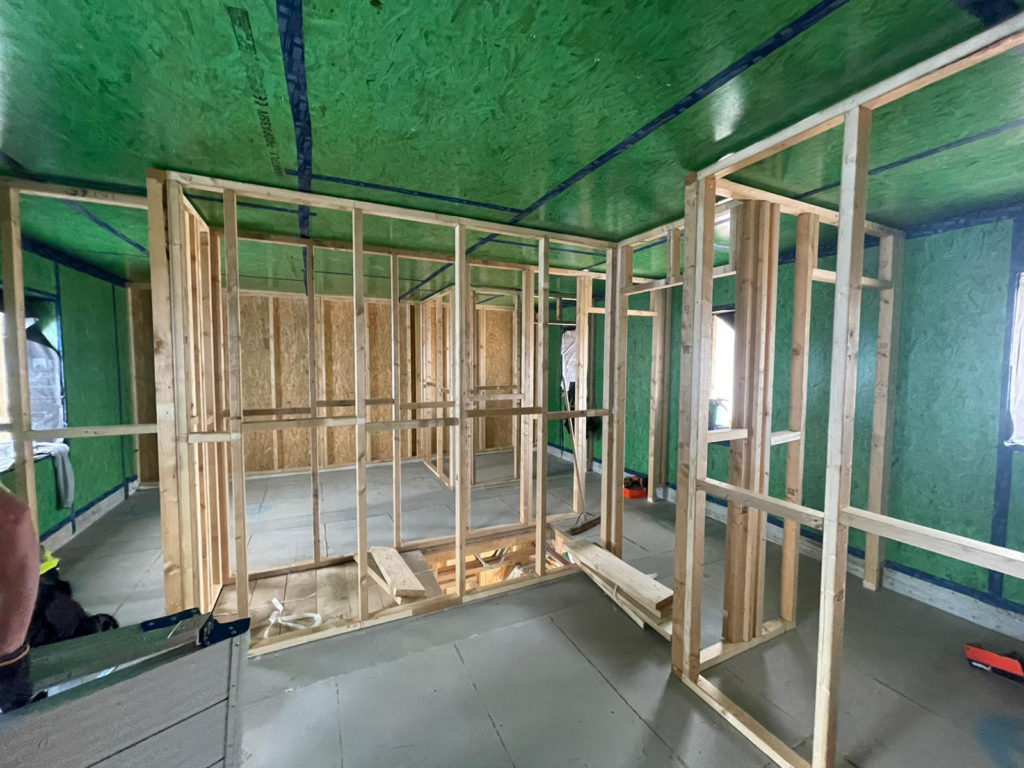 Timber Frame Medite Smartply Passivhaus