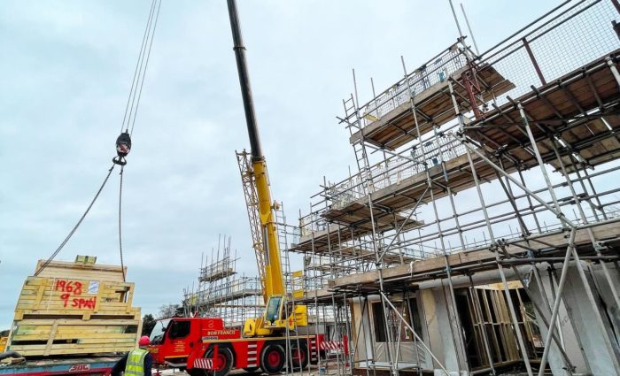Erecting timber frame homes